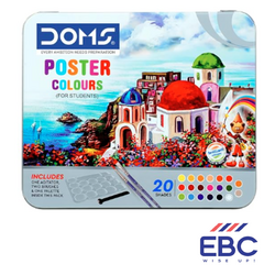 DOMS Poster Colours Set of 20 Shades